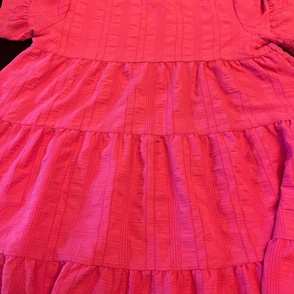 SHEIN Vibrant Pink Casual Dress